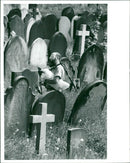 musical instruments bag pipes: heavenly sounds. - Vintage Photograph