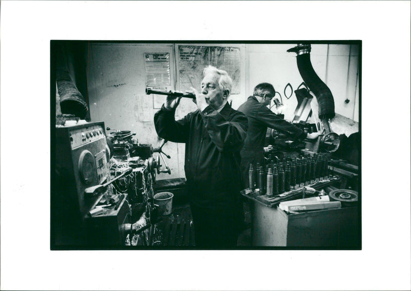 musical instruments bag pipes: - Vintage Photograph