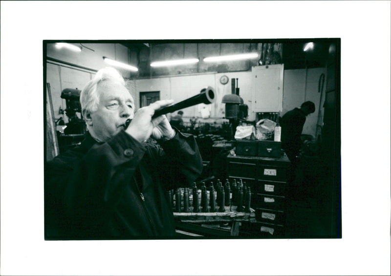 musical instruments bag pipes: - Vintage Photograph