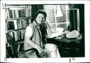 P. D. James Writer: a fond high over the innocent  fiction. - Vintage Photograph