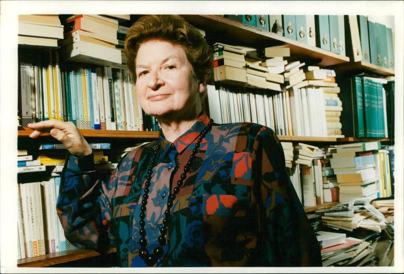 P. D. James Writer. - Vintage Photograph
