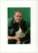 Dogs Collies with robert show. - Vintage Photograph
