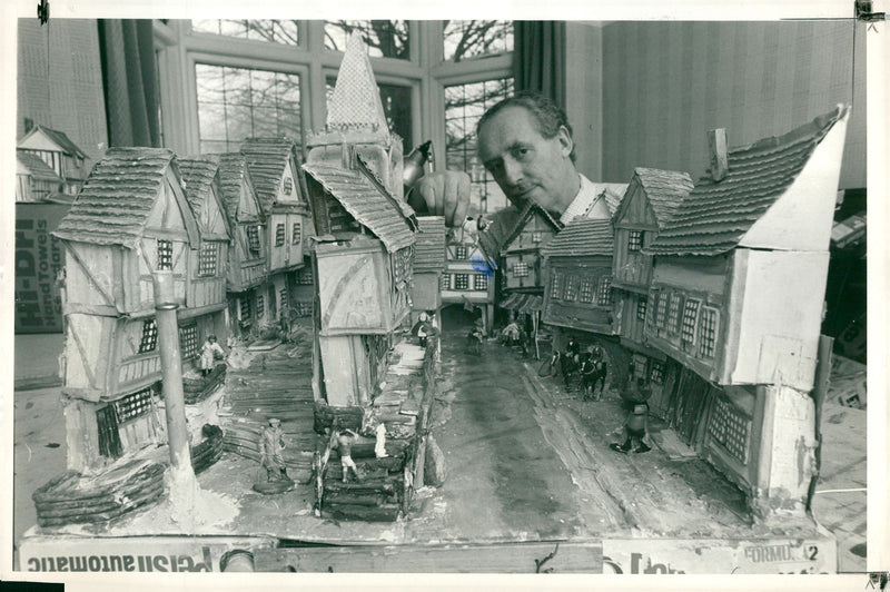 Model Village: Harry Sutton. - Vintage Photograph