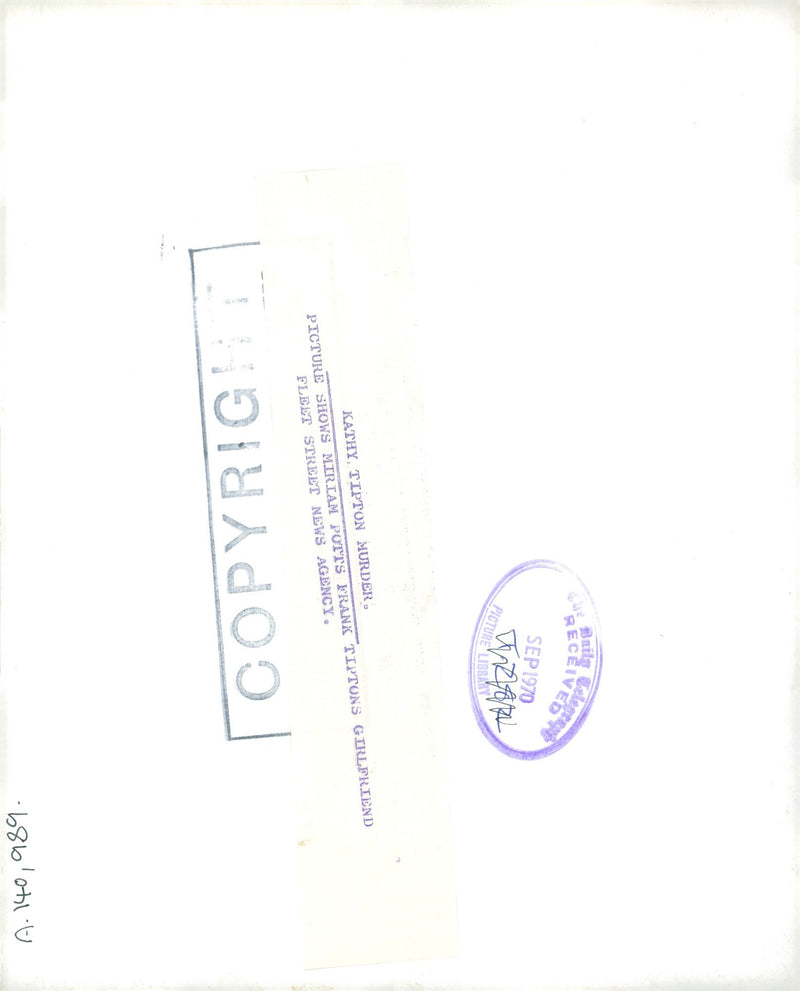 Kathy Tipton murder case. Miriam Potts Frank Tiptons. - Vintage Photograph