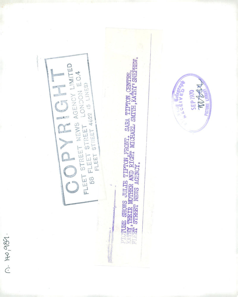 Kathy Tipton murder. - Vintage Photograph