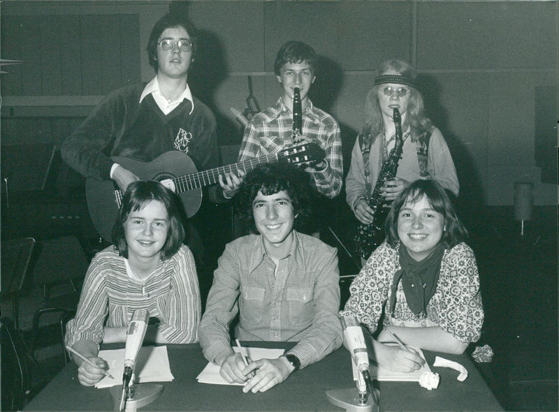 The TV program "Music - That's the Question" P1 1978. - Vintage Photograph