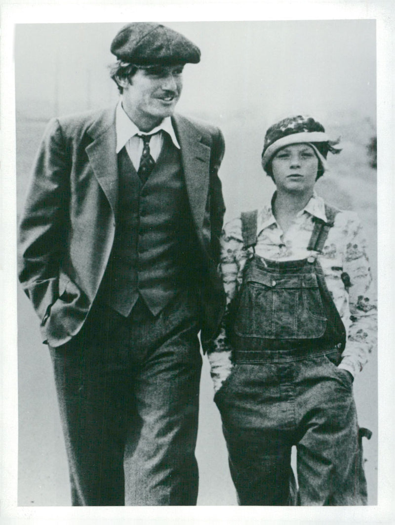 Christopher Connelly and Jodie Foster in "Paper Moon" - Vintage Photograph
