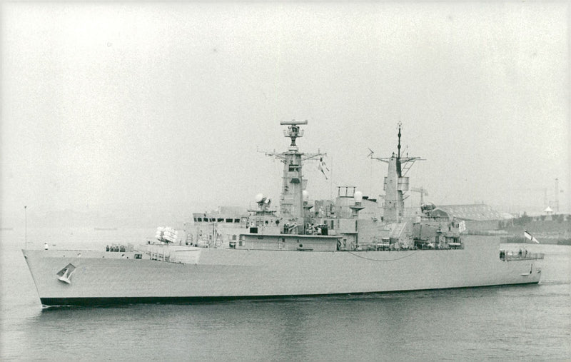 HMS SHIP: MS Brazen - Vintage Photograph