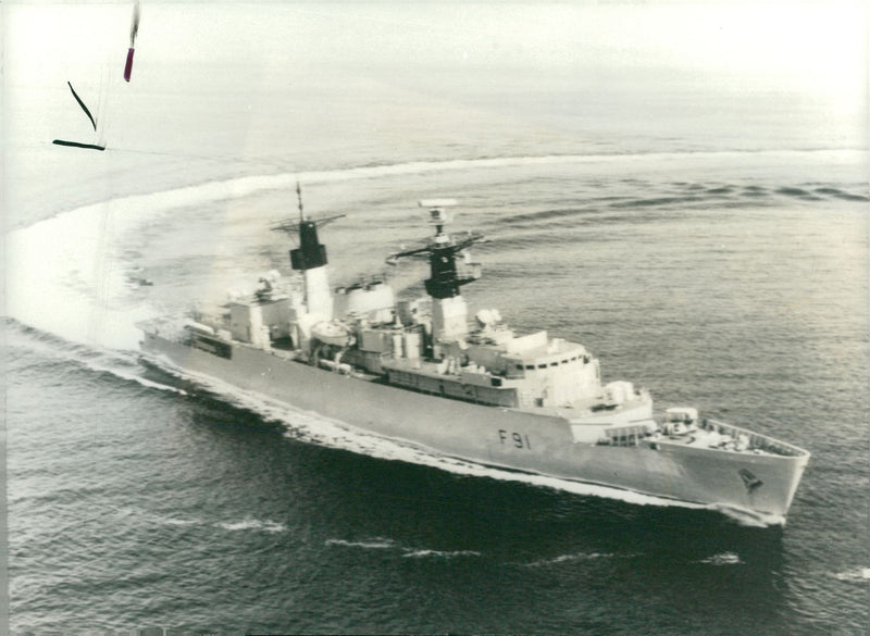 HMS SHIP: MS Brazen - Vintage Photograph