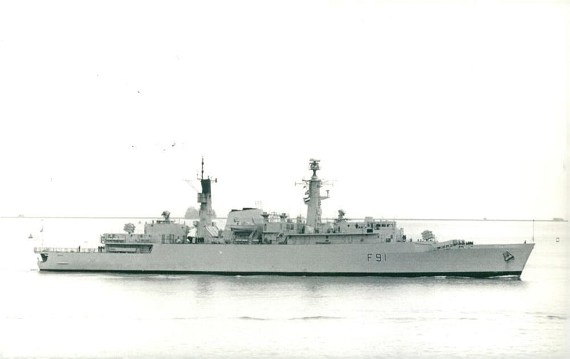HMS SHIP: MS Brazen - Vintage Photograph