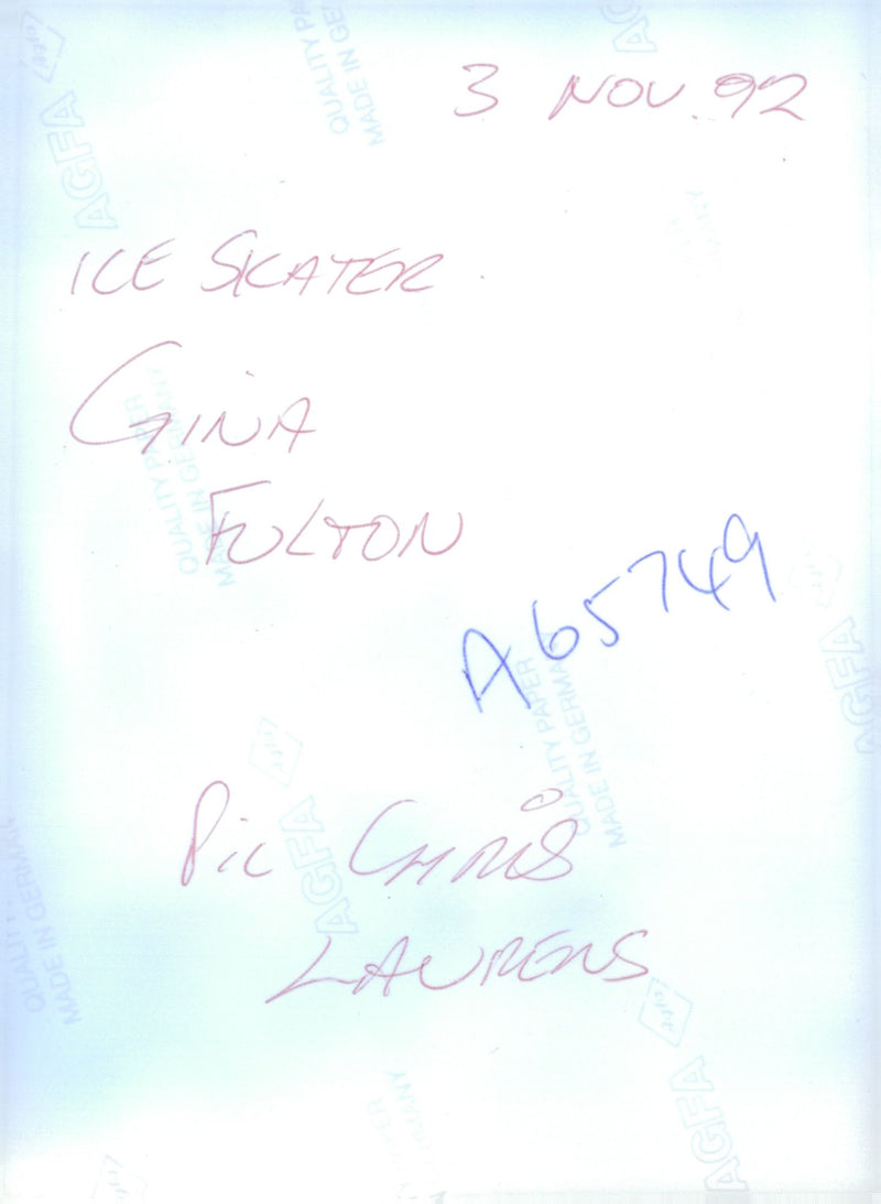Gina Fulton - Vintage Photograph