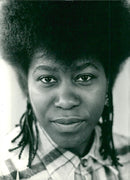 Joan Armatrading British singer-songwriter, - Vintage Photograph