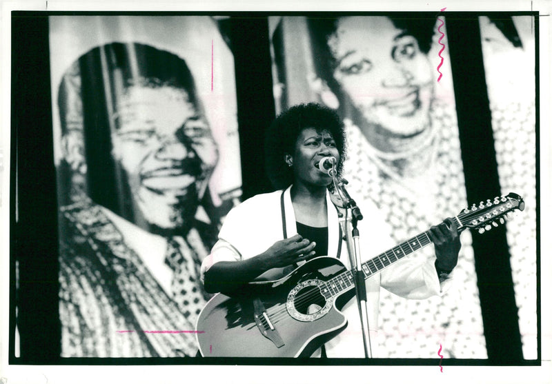 Joan Armatrading British singer-songwriter, - Vintage Photograph