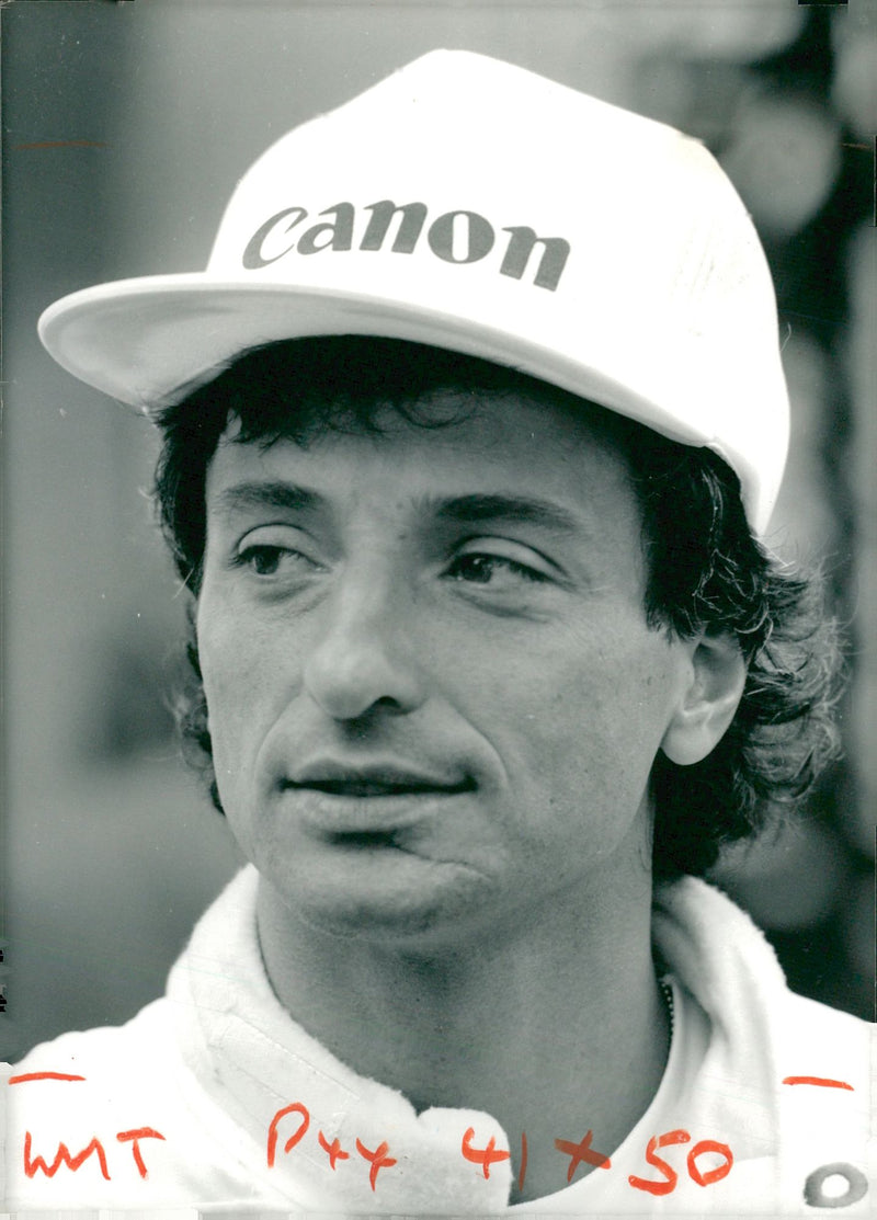 Riccardo Patrese Italian racing driver,OPS Italian Grand Prix Racing. - Vintage Photograph