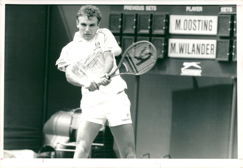 Mats Wilander Tennis player. - Vintage Photograph