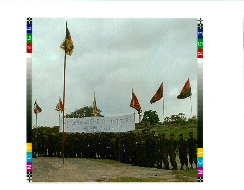 Elite Sri Lankan Army Commandos. - Vintage Photograph