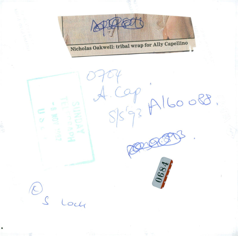 fashion model micholas oakwell. - Vintage Photograph