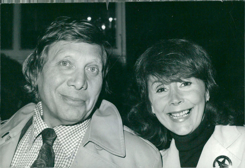 Marianne Stone and Peter Noble. - Vintage Photograph