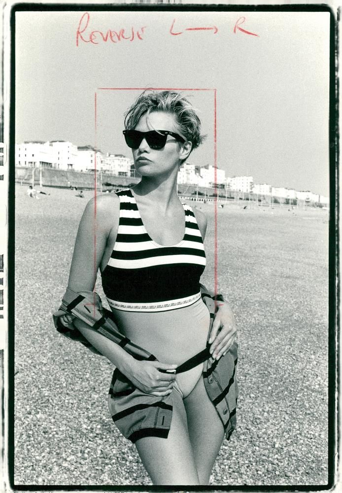 Fashion model . - Vintage Photograph