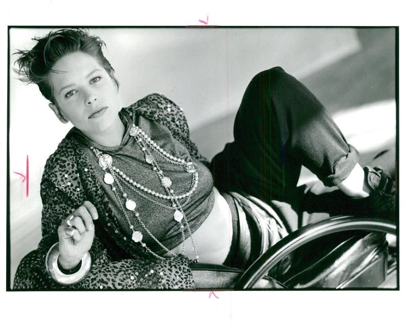 fashion model. - Vintage Photograph