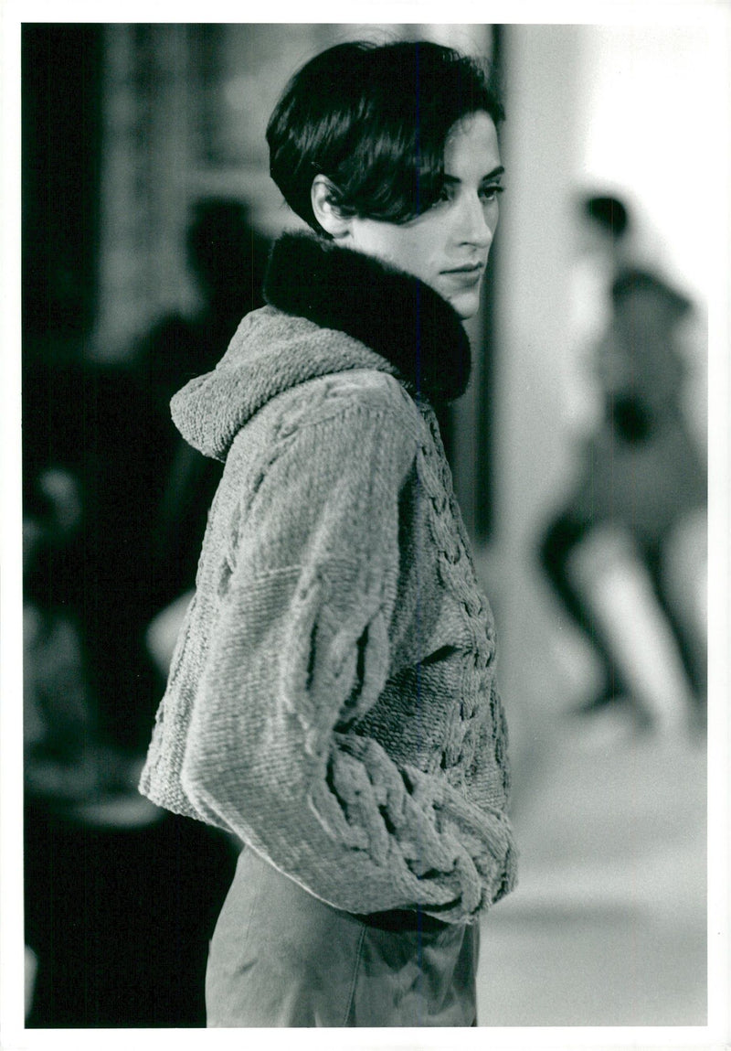 fashion model edina ronay. - Vintage Photograph