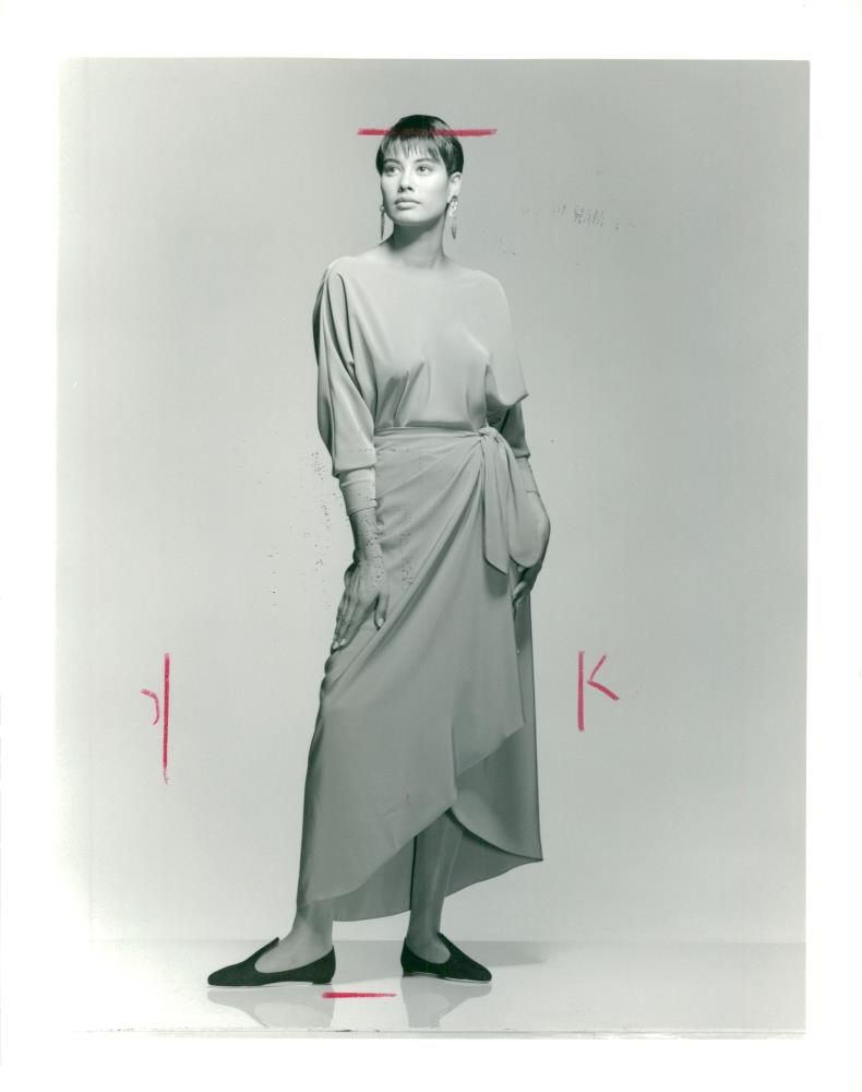 fashion model. - Vintage Photograph