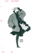 fashion model. - Vintage Photograph