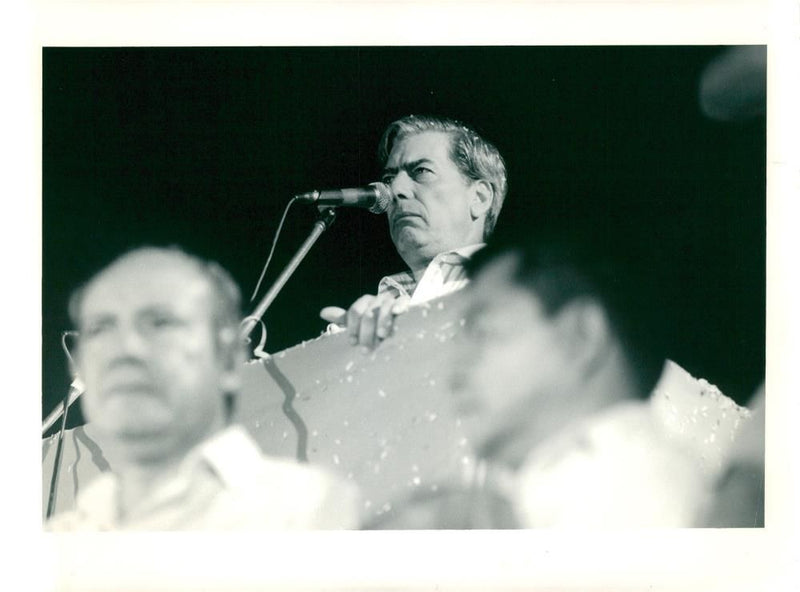 Mario Vargas Llosa. - Vintage Photograph