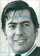 Mario Vargas Llosa. - Vintage Photograph