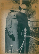 Li Xiannian, president of the CPPCC, pre-president of China with Queen Elizabeth - Vintage Photograph