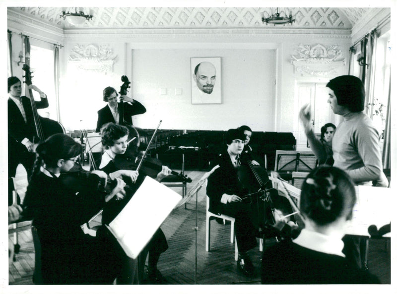 "Music on Wednesday": from the Moscow Music School - Vintage Photograph