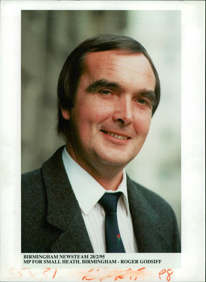 Politician Roger Godsiff - Vintage Photograph