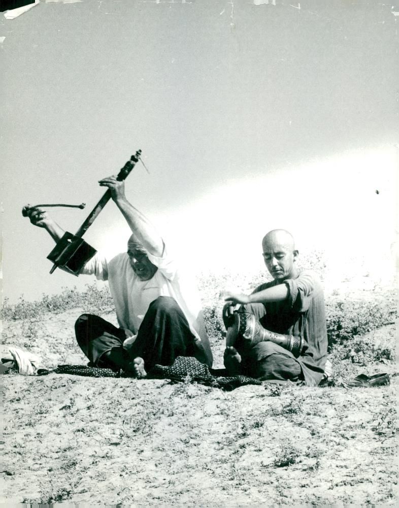 Heroes musicians in the documentary "Karakul - Black Waves" - Vintage Photograph