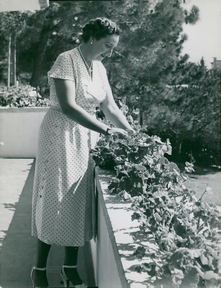 Maria de las Mercedes de la Bourbon - Vintage Photograph