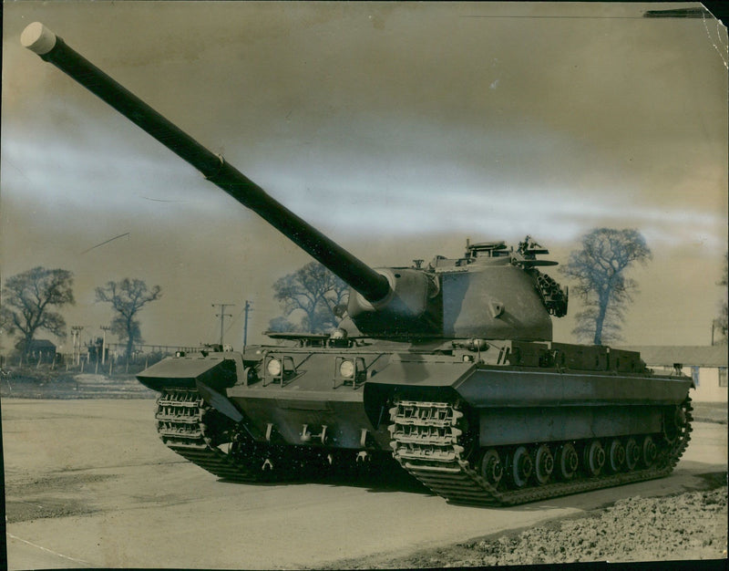 Conqueror tanks. - Vintage Photograph