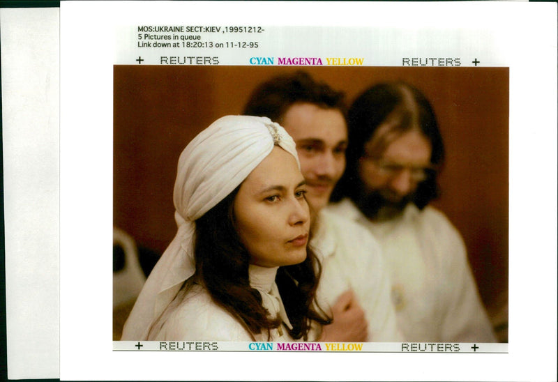 The leader of the white brotherhood sect marina Tsvigun. - Vintage Photograph