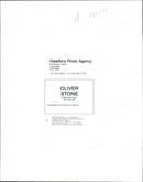 Oliver Stone American writer. - Vintage Photograph