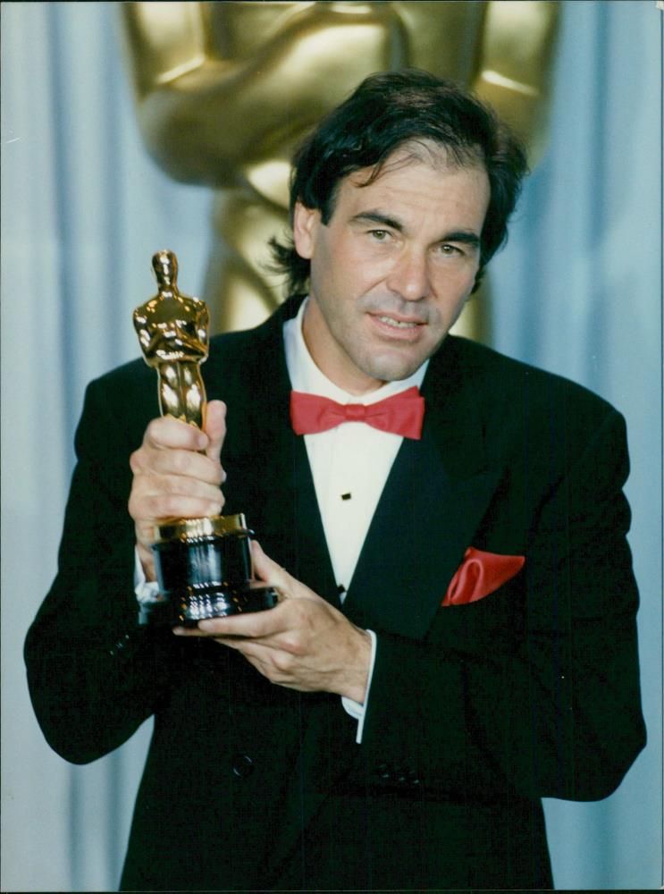 Oliver Stone American writer. - Vintage Photograph