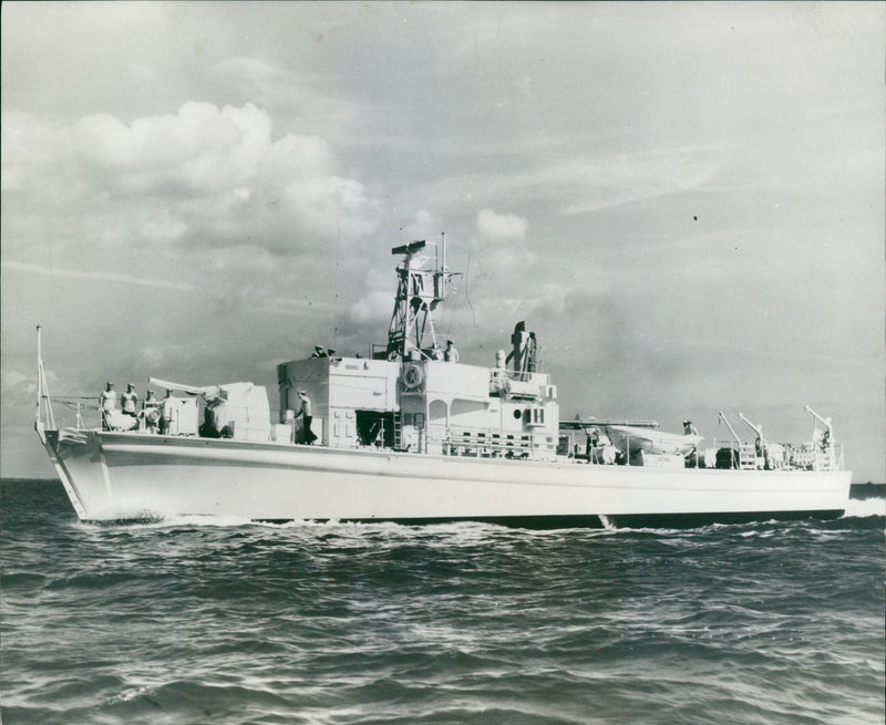 HMS Echo Ship - Vintage Photograph