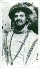 John Ronane in "Queen Elizabeth" in TV2 - Vintage Photograph