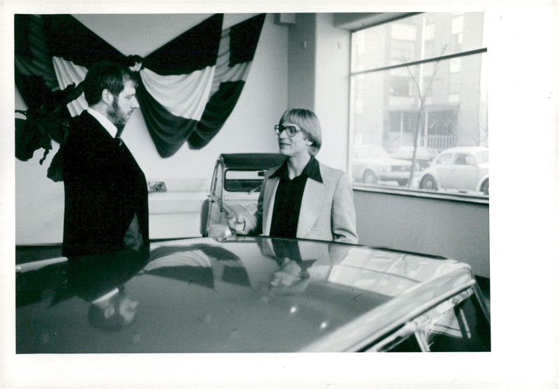 "A car dealer" - Vintage Photograph