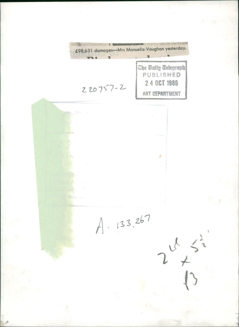 Manuella Vaughan - Vintage Photograph