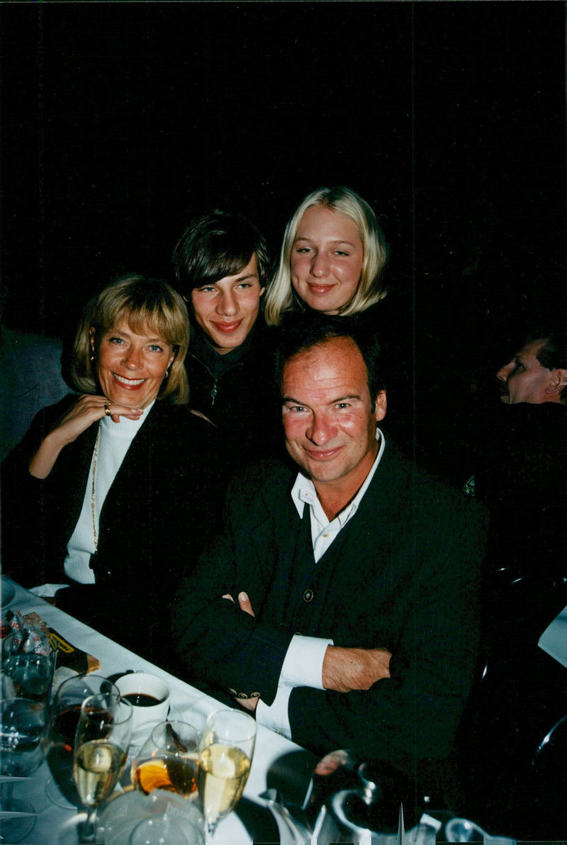 Lasse Holm, Peter Holm, Karin Modig and Kerstin Holm in Tyrol - Vintage Photograph