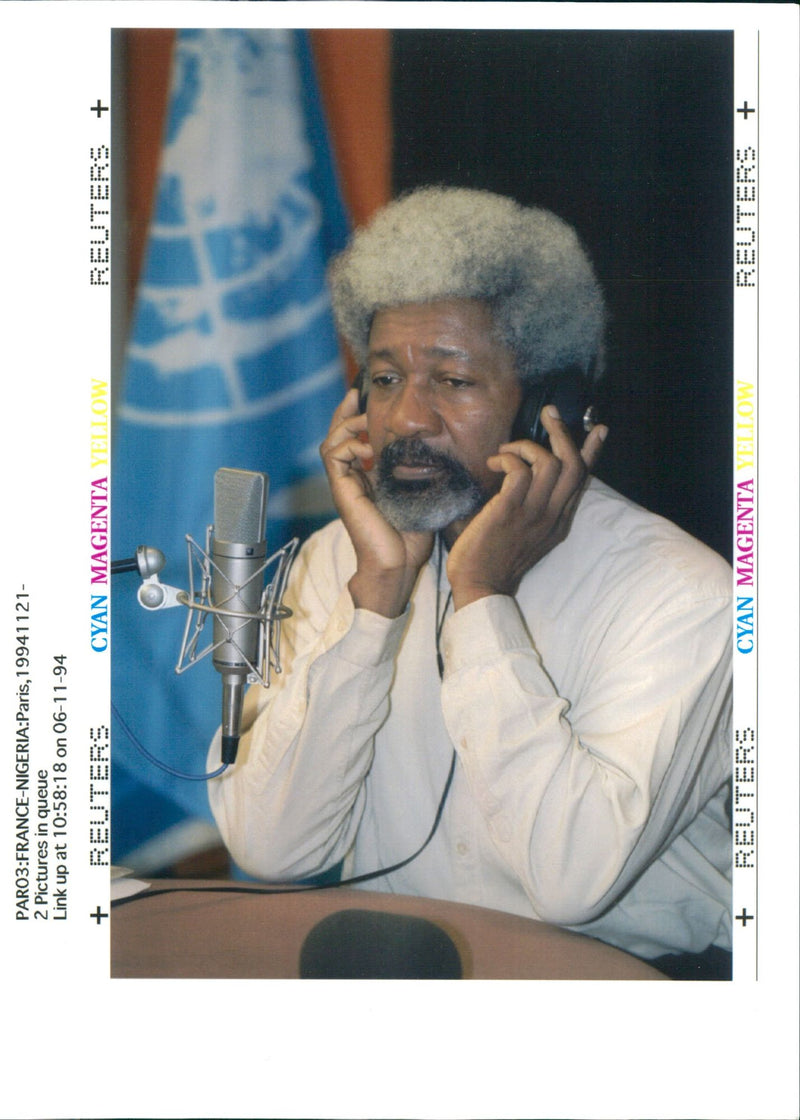 Wole Soyinka. - Vintage Photograph