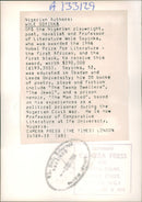 Wole Soyinka. - Vintage Photograph