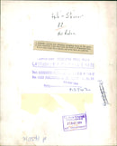 A moose watches her offspring snuggling down in the grass of their enclosure a few days after his birth at whipsnade Zoo. - Vintage Photograph