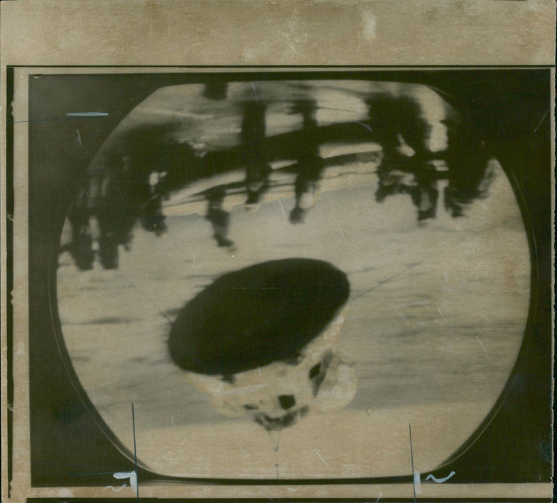 The apollo 8 being winched. - Vintage Photograph