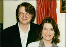 Paul Merton Writer with his wife Caroline quentin. - Vintage Photograph