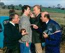 Paul Merton Writer with Dave geoffrey whitehead as mr ferris and denis Lill as the RAC man. - Vintage Photograph
