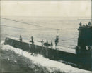 USS Nautilus (SSN-571) in Atlantic Manceuvres. - Vintage Photograph